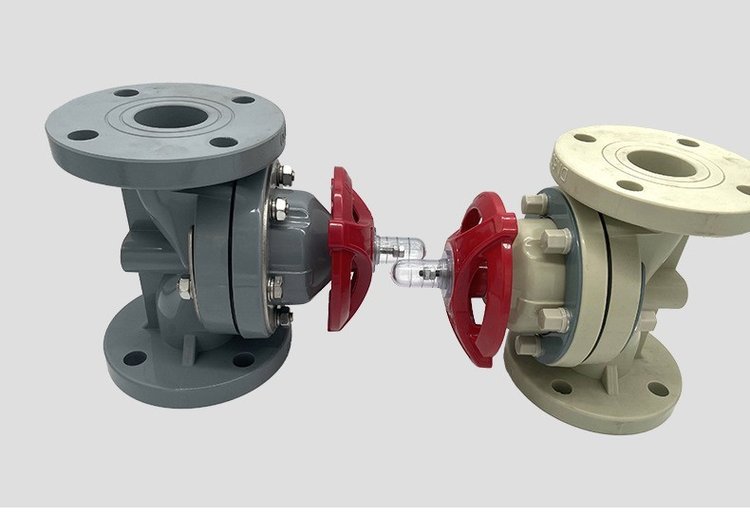 pph隔膜閥 塑料法蘭耐腐蝕閥門 pp耐酸堿隔離閥廠家